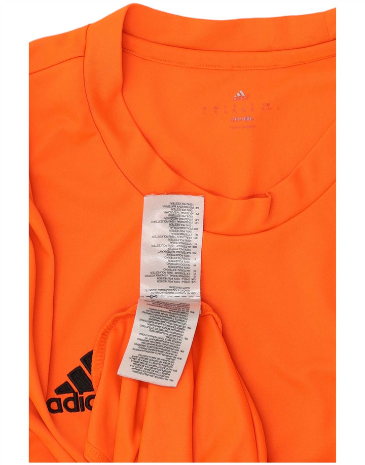 Camiseta masculina Adidas Climalite Top XL laranja poliéster