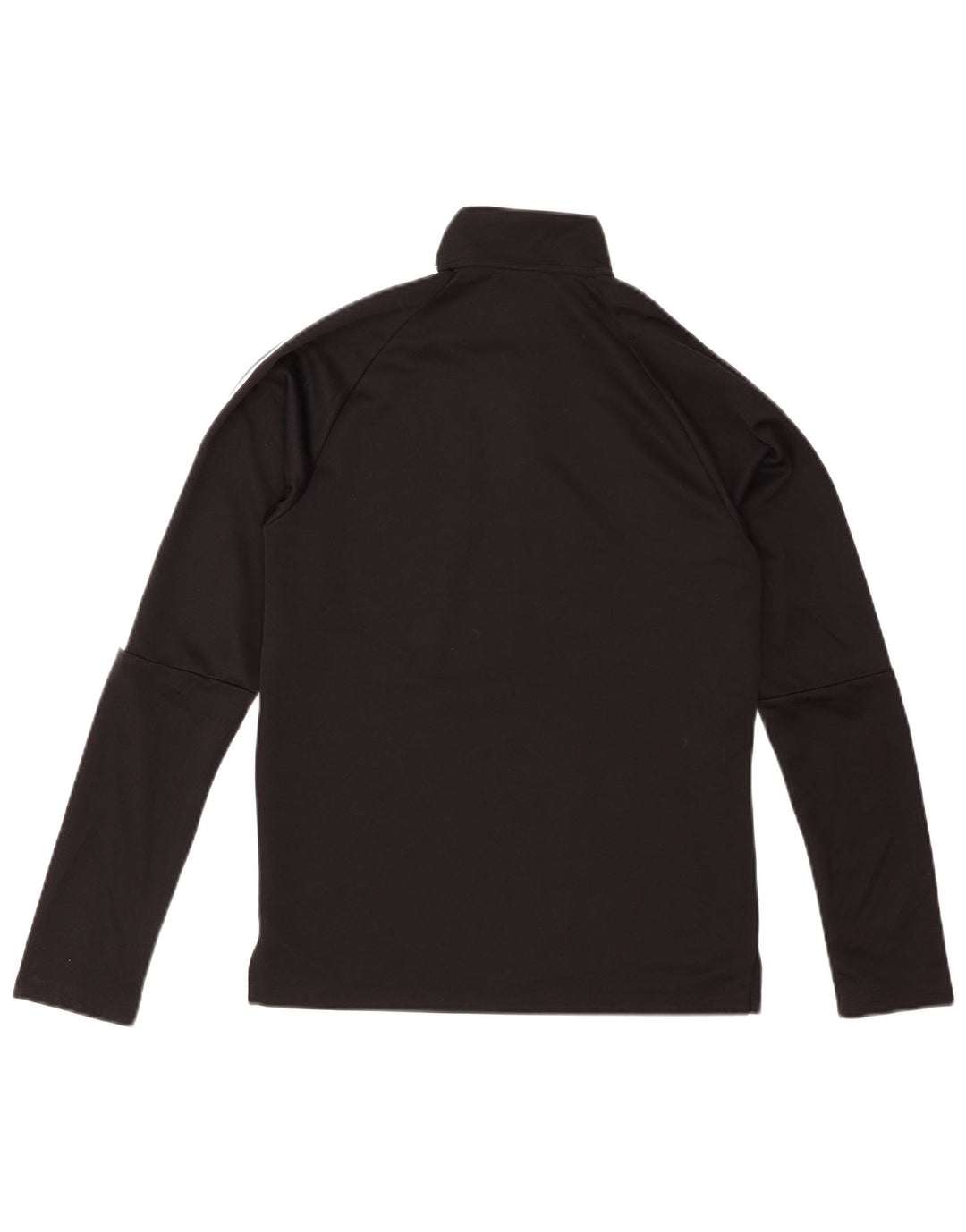ADIDAS Mens Climalite Zip Neck Pullover Treino Top Pequeno Preto