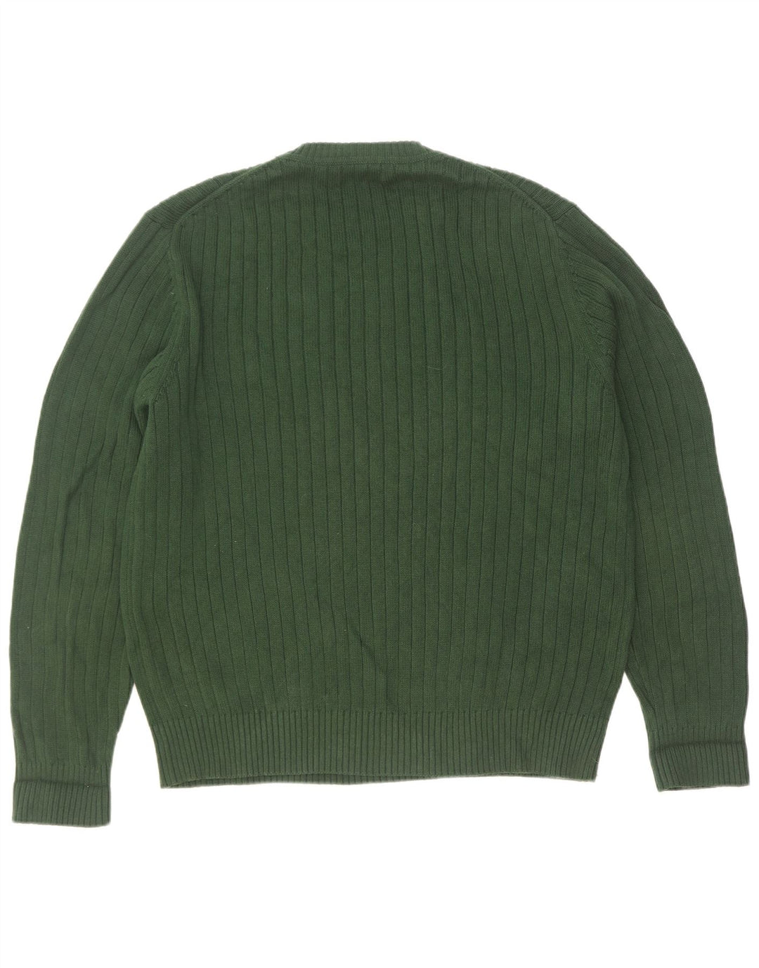 Suéter masculino Nautica com gola redonda grande verde