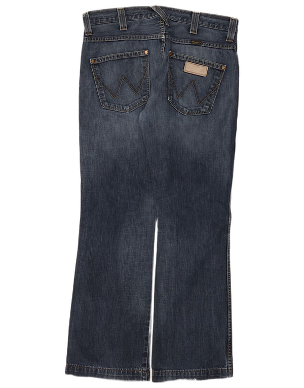 Wrangler Masculino Dayton Bootcut Jeans W34 L32 Azul Algodão