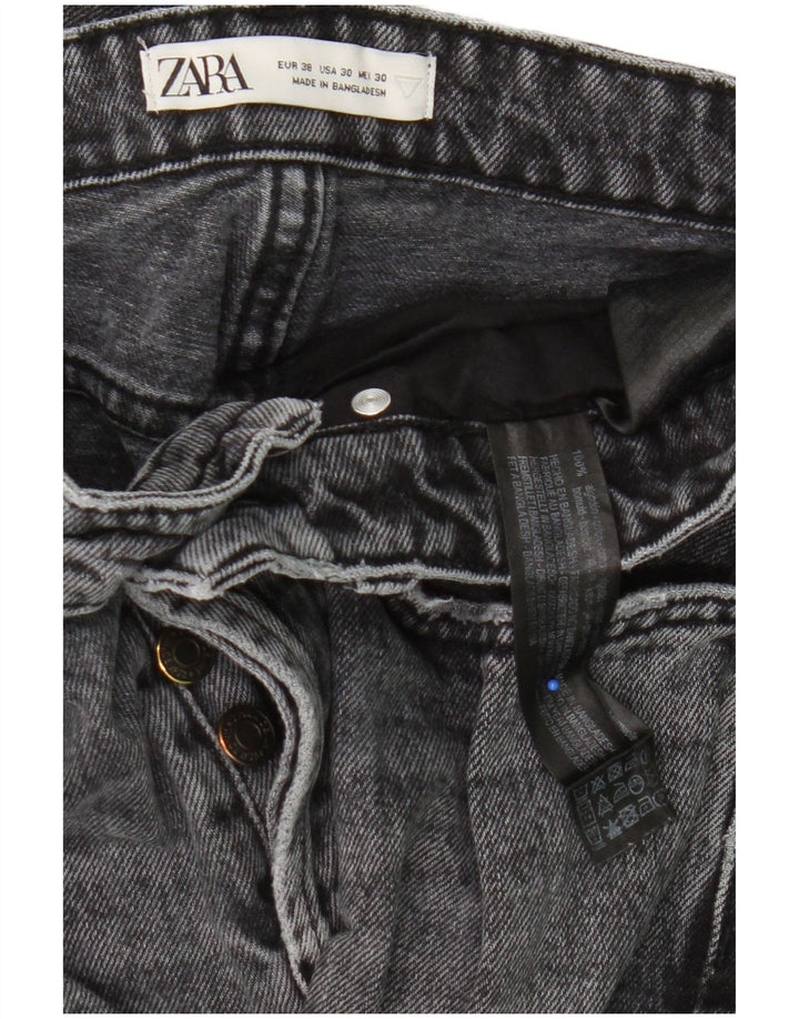 Zara Mens Slim Jeans EU 38 Pequeno W30 L26 Algodão Cinza