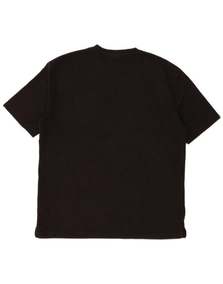 Camiseta masculina Zara Top XL algodão preto