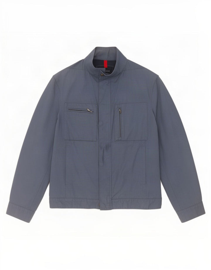 Jaqueta utilitária masculina Trussardi IT 48 médio azul marinho poliamida