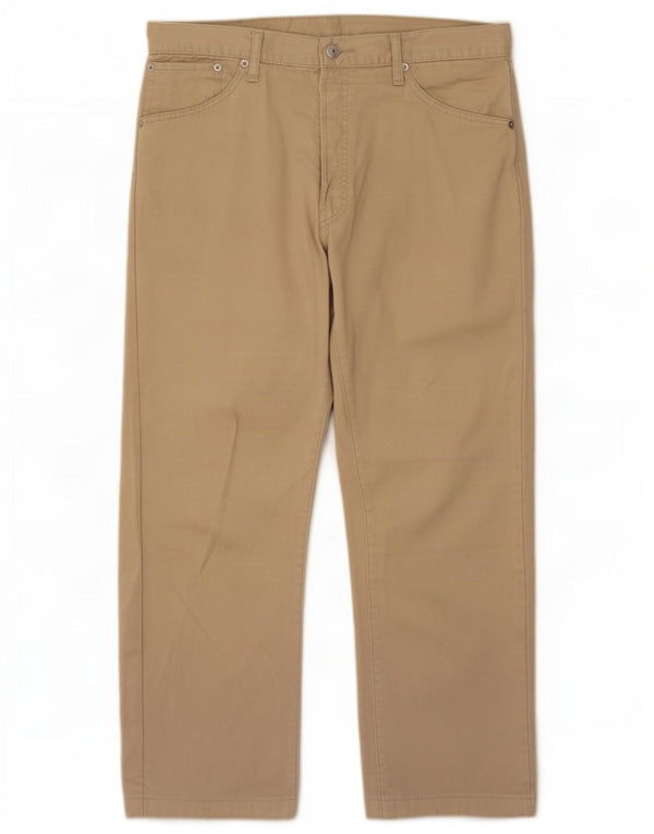Calça Levi's Masculina 551 Reta Casual W36 L27 Algodão Bege