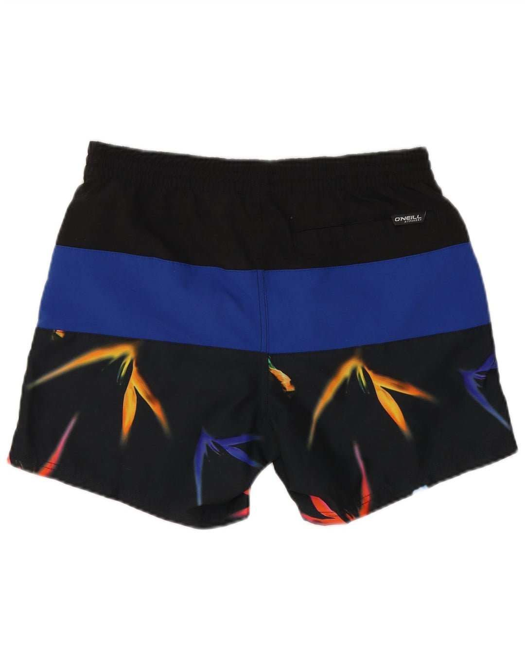 Shorts de natação masculino O'Neill pequeno poliéster colorblock preto