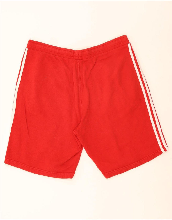 Adidas Mens Sport Shorts Grande Algodão Vermelho