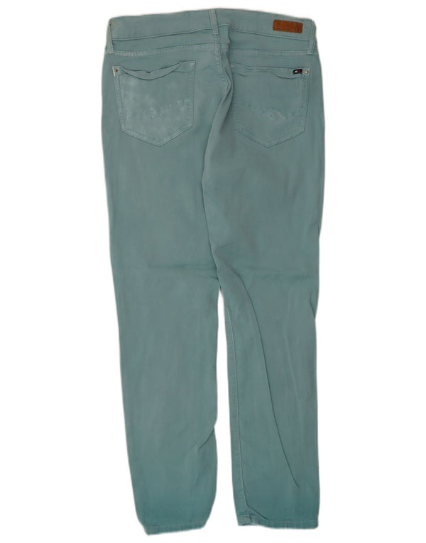 Tommy Hilfiger Feminino Milan Slim Jeans W30 L27 Azul Algodão