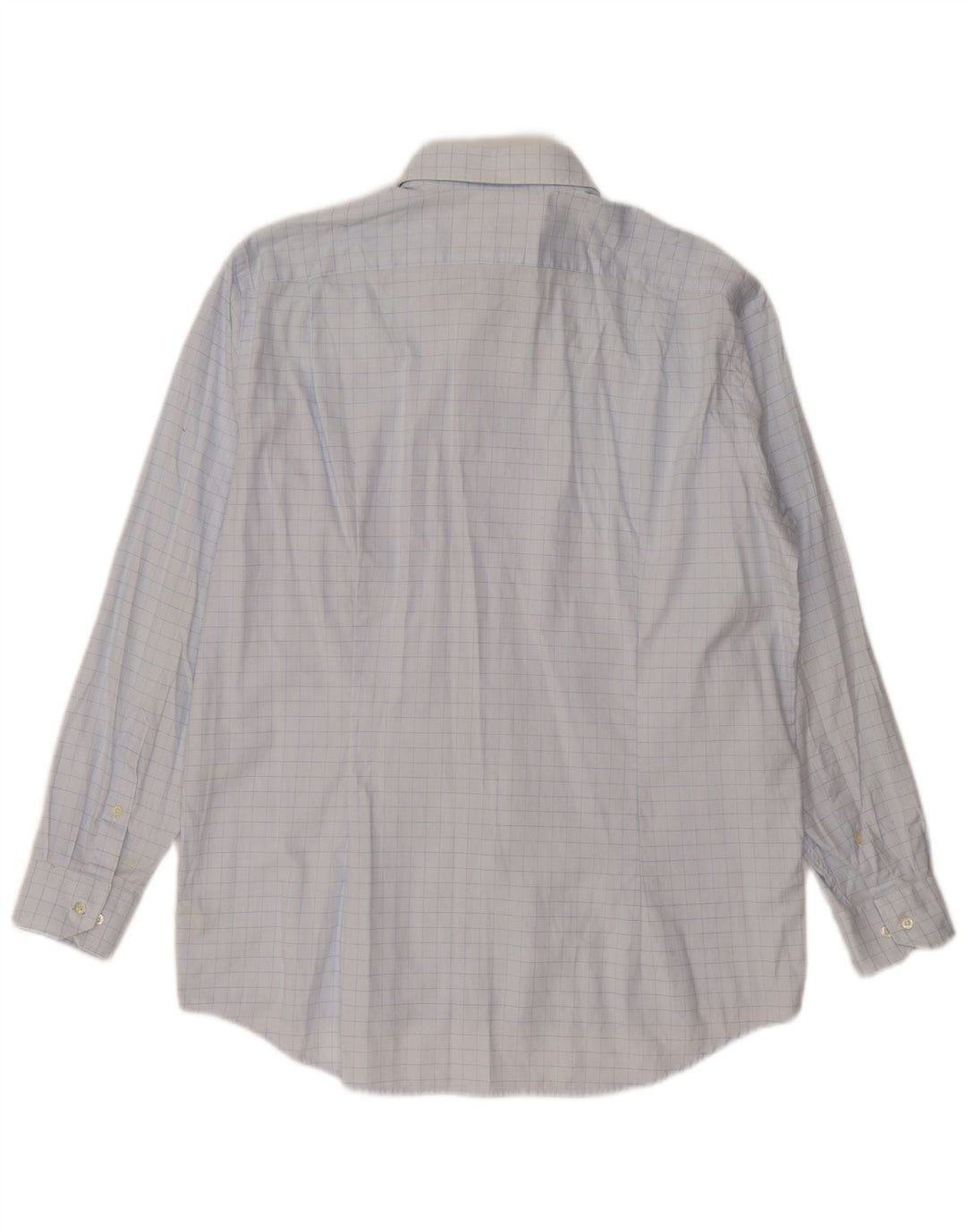 Camisa masculina LACOSTE tamanho 41 grande algodão xadrez azul