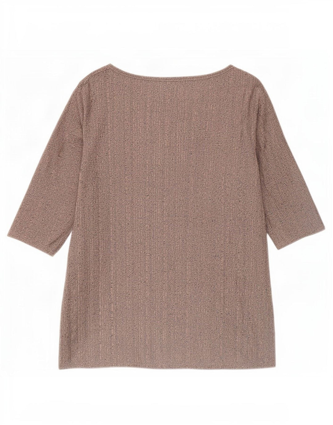 Top feminino Zara manga 3/4 Reino Unido 10 pequeno rosa