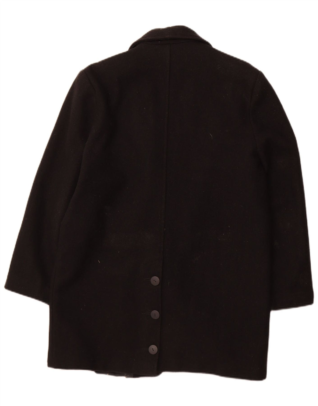 ST. Sobretudo feminino BERNARD UK 14 lã preta média