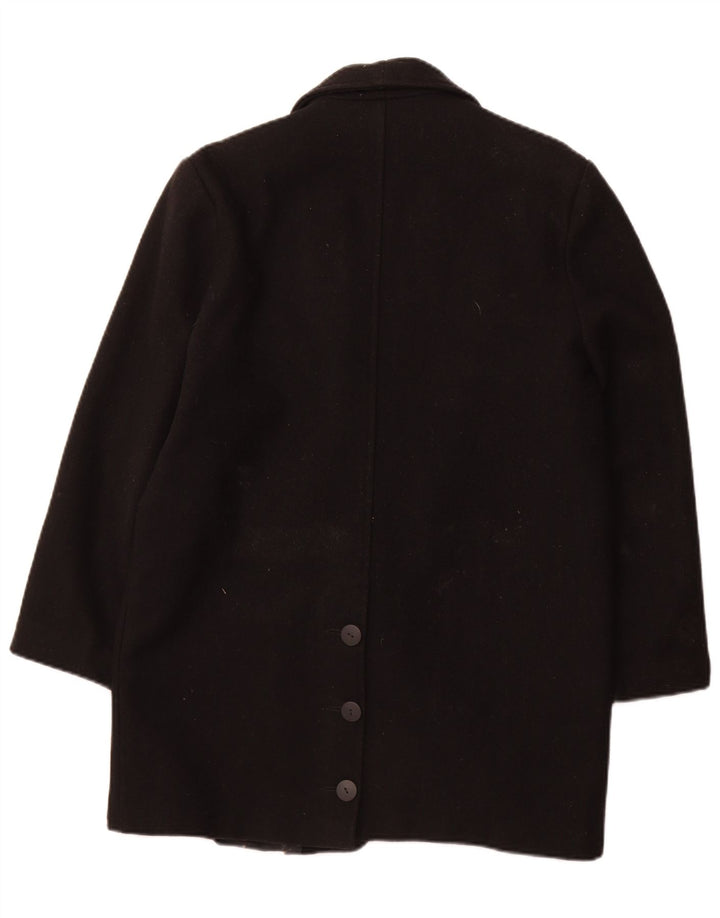 ST. Sobretudo feminino BERNARD UK 14 lã preta média