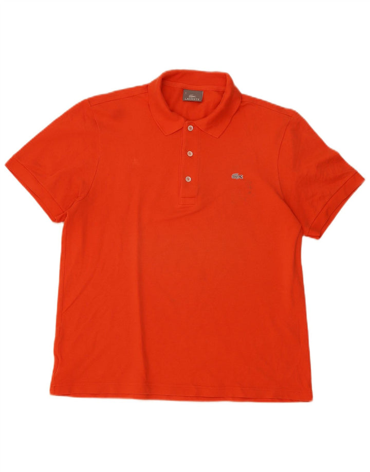 Camisa polo masculina Lacoste tamanho 5 grande laranja