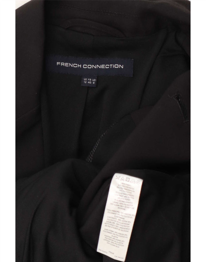 Jaqueta blazer feminina French Connection com peito duplo Reino Unido 12 cinza médio
