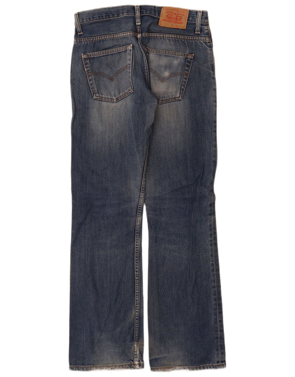 Levi's Masculino 507 Bootcut Jeans W31 L34 Azul Algodão