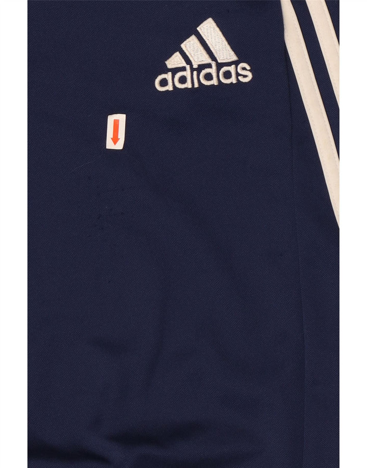 Calça de treino masculina Adidas Climalite médio azul marinho poliéster