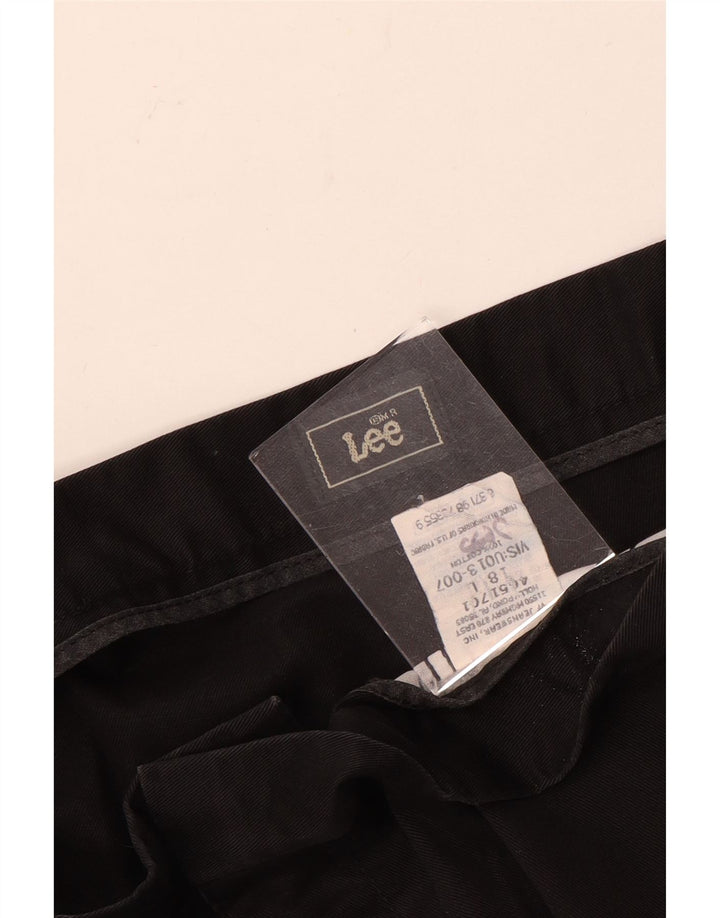 Shorts Chino Feminino Lee US 18 2XL W34 Algodão Preto