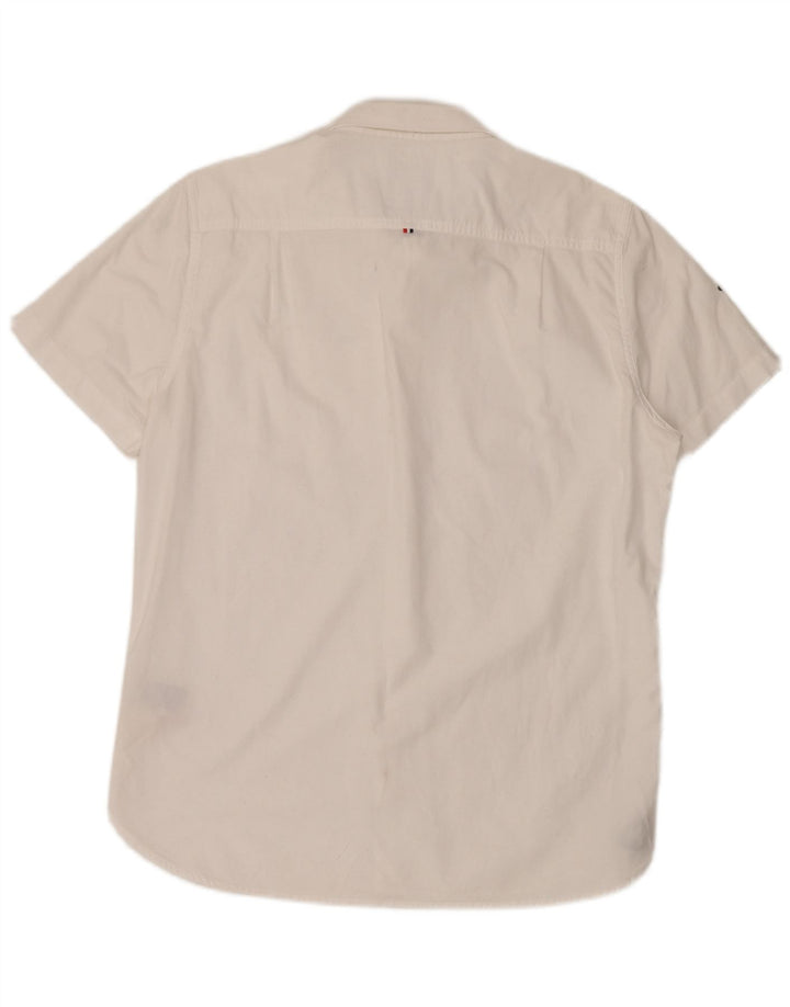 Camisa masculina Superdry de manga curta XL algodão branco