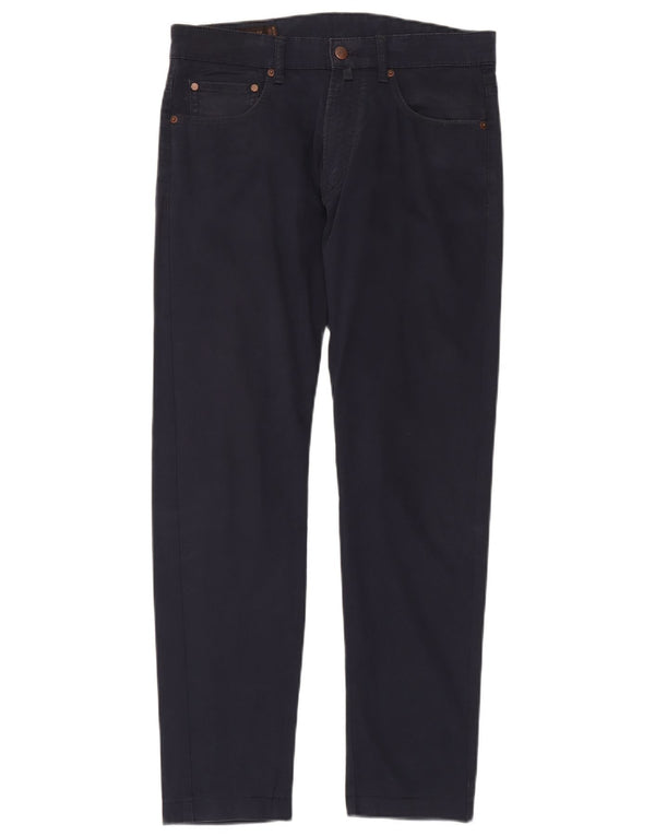 Marlboro Classics Masculino Slim Calça Casual W32 L31 Azul Marinho