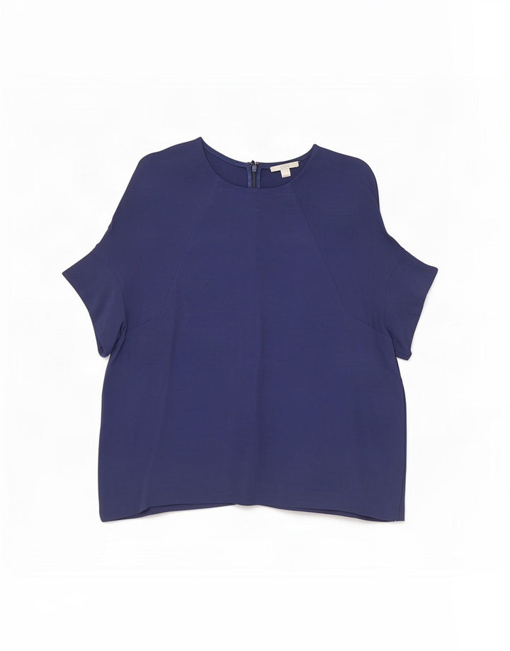 Cos blusa feminina top EU 40 médio azul marinho viscose