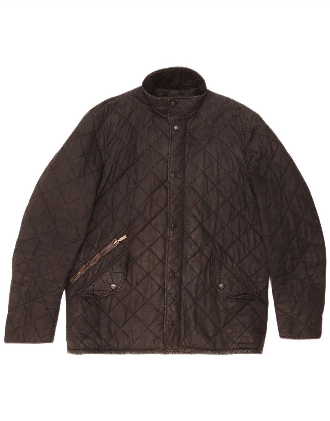 Jaqueta acolchoada masculina Barbour UK 40 grande preta