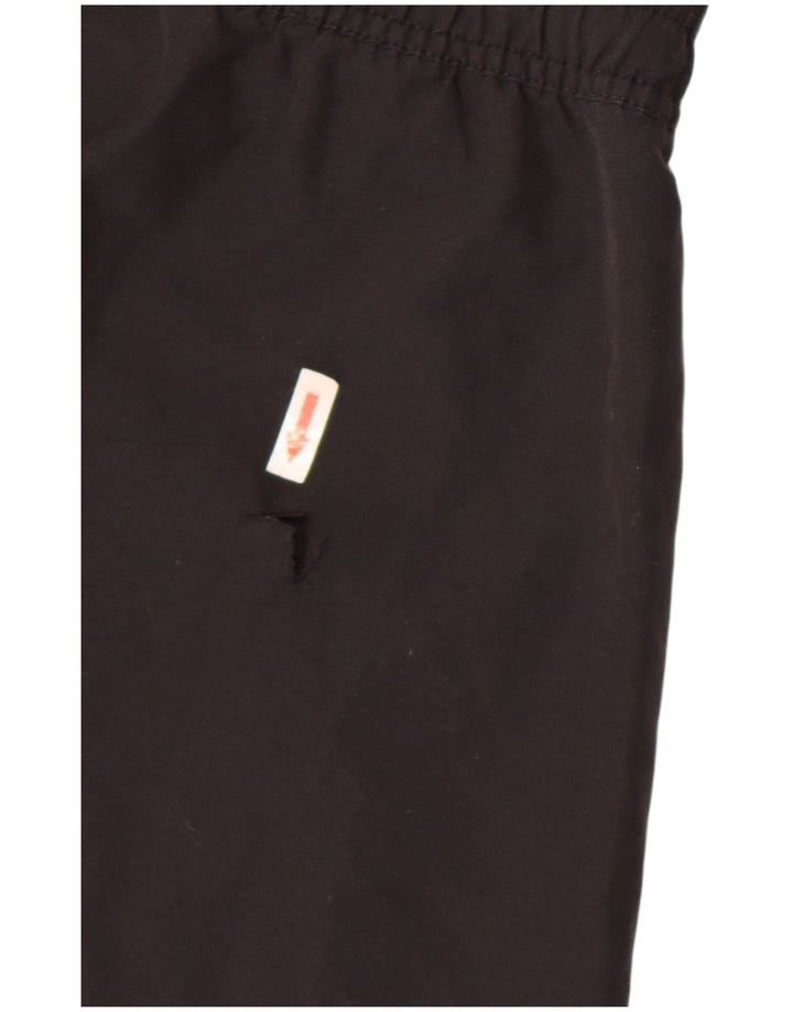Shorts esportivos masculinos Adidas grande poliéster preto