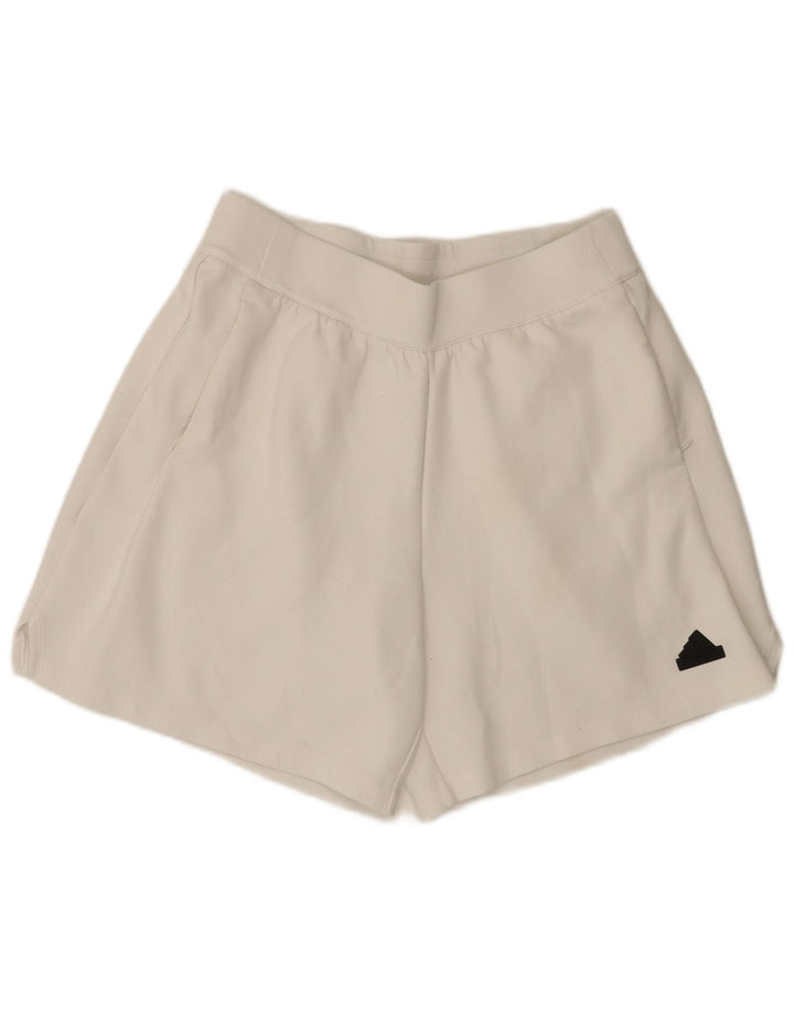 Adidas Mens Aeroready Sport Shorts Médio Algodão Branco