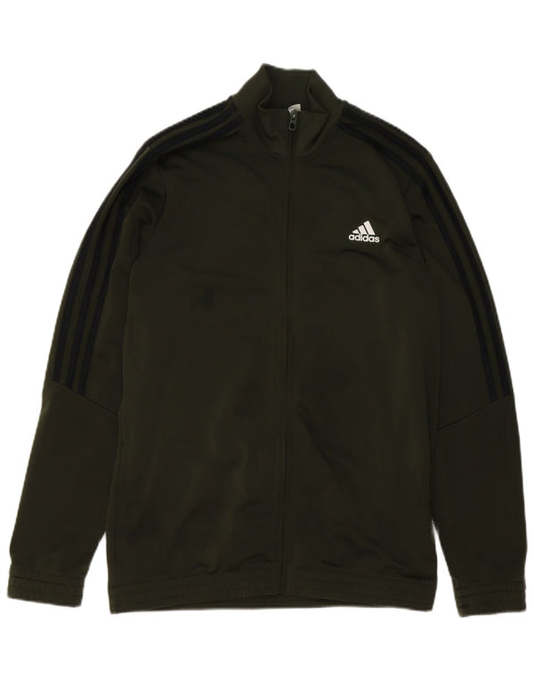 Casaco de treino Adidas menino 15-16 anos verde poliéster