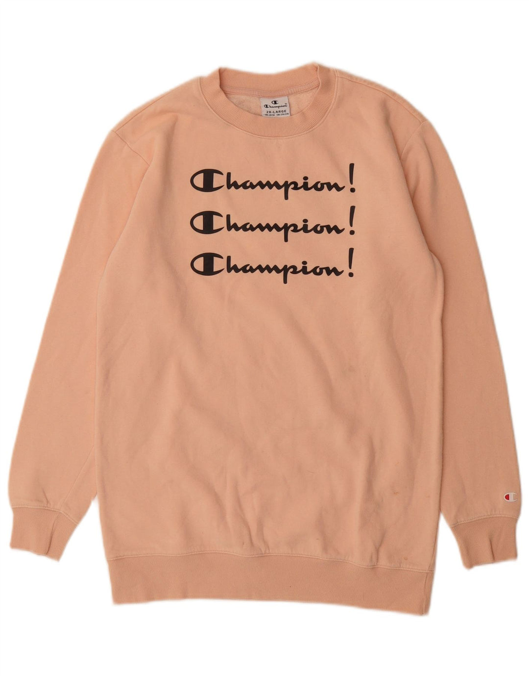 CHAMPION Suéter gráfico feminino 15-16 anos 2XL rosa