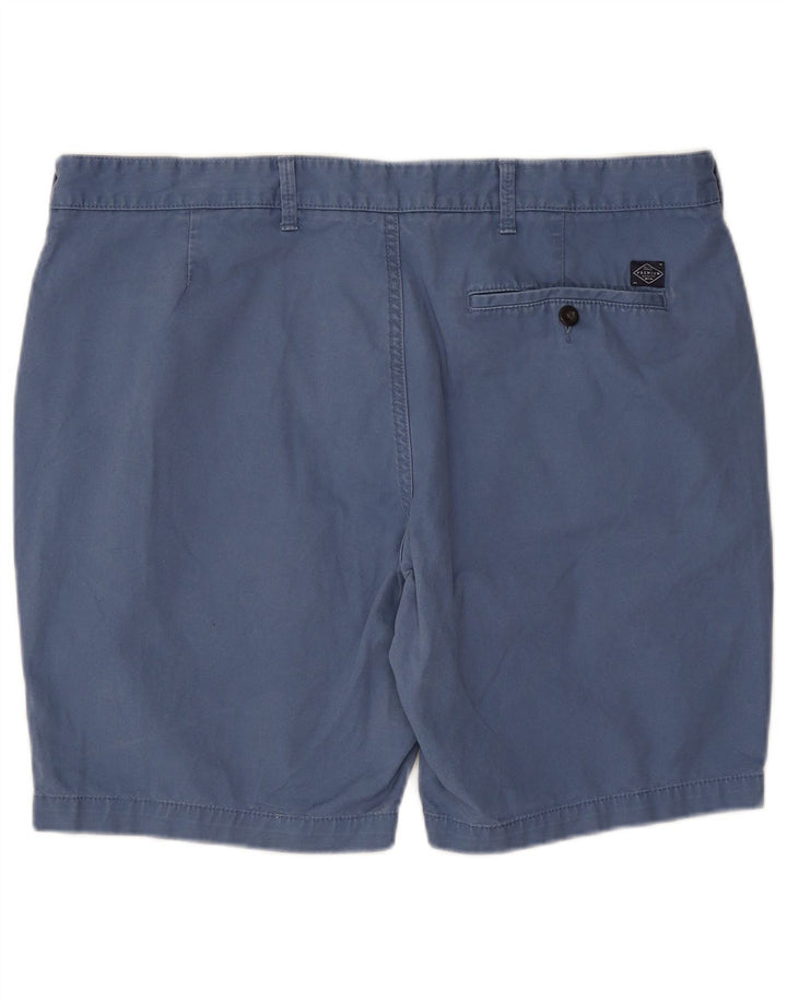 Shorts chino masculino Marks & Spencer W38 XL algodão azul