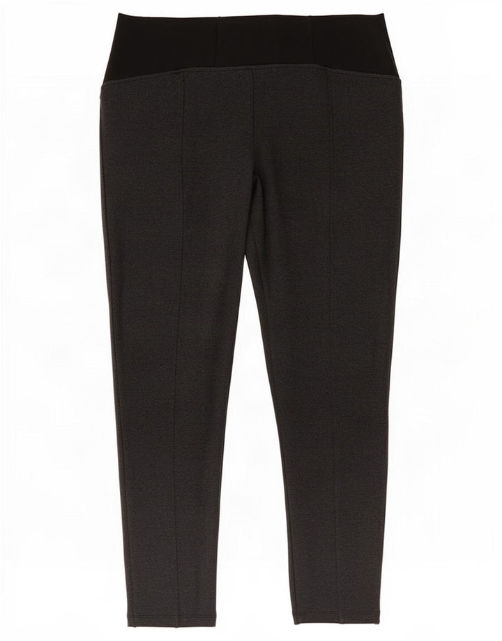 Leggings femininos Marks & Spencer Reino Unido 16 grande cinza colorblock viscose