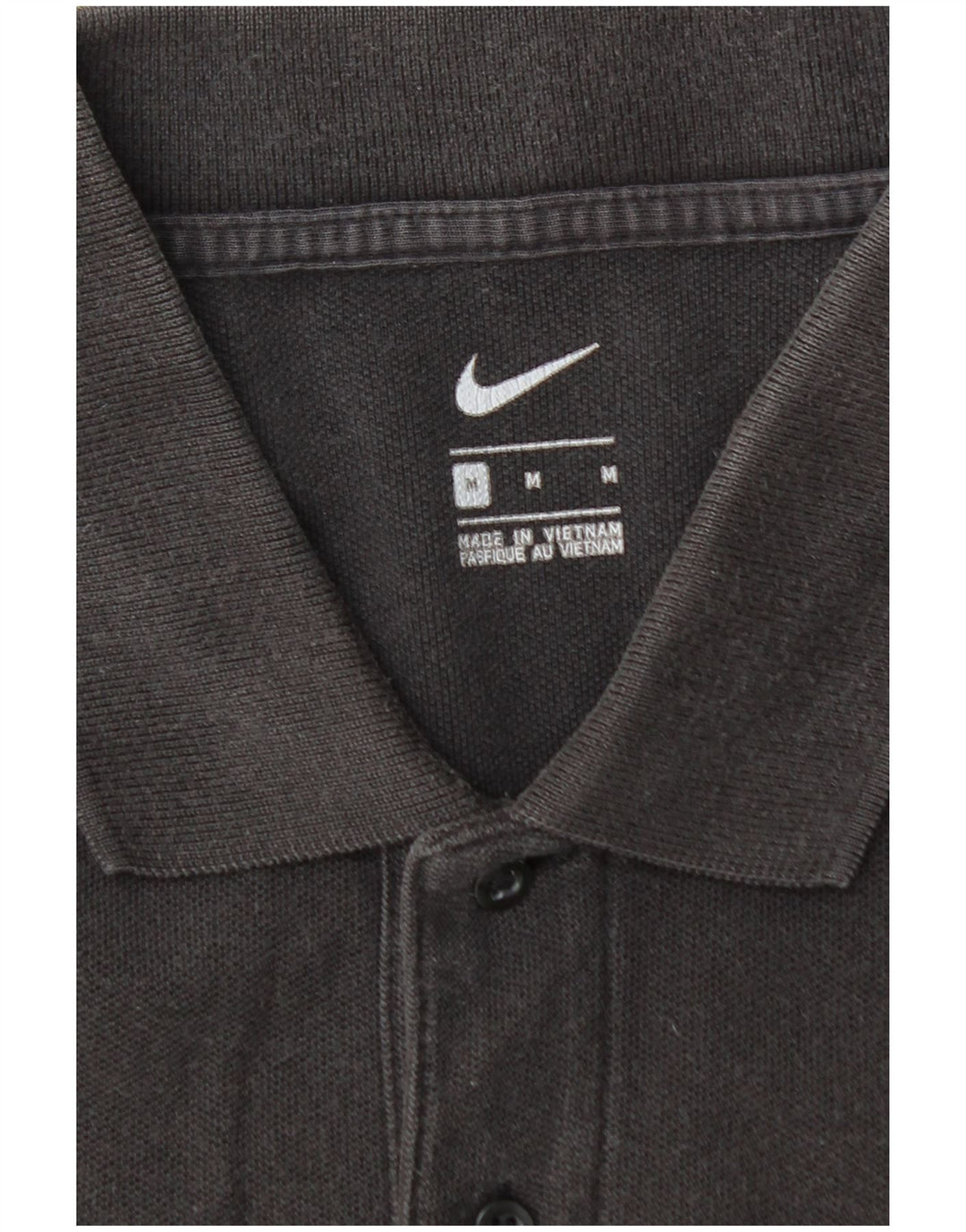 Camisa polo masculina NIKE preta média