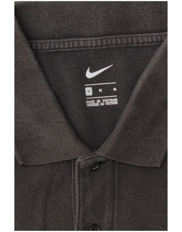 Camisa polo masculina NIKE preta média