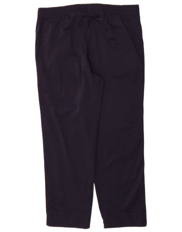 Calça de treino masculina Puma grande poliéster azul marinho