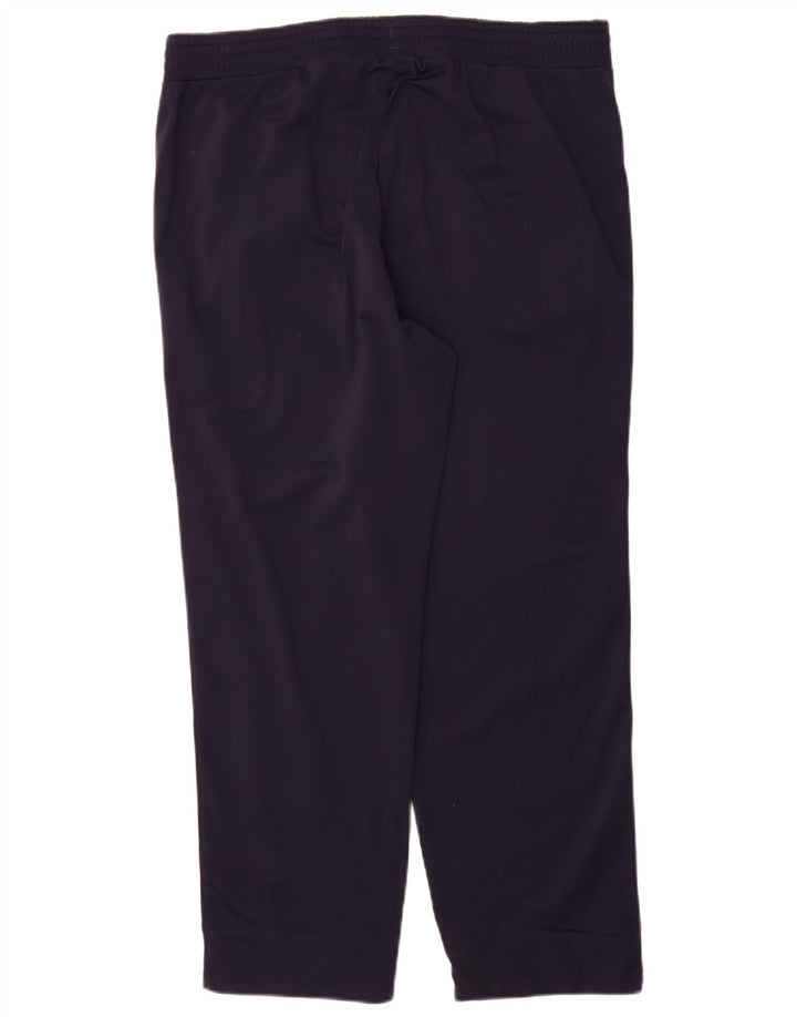 Calça de treino masculina Puma grande poliéster azul marinho