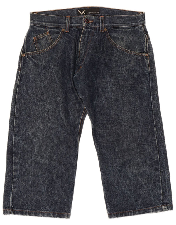 Andrew Mackenzie Mens Graphic Capri Jeans IT 48 Médio W30 L20 Azul Algodão