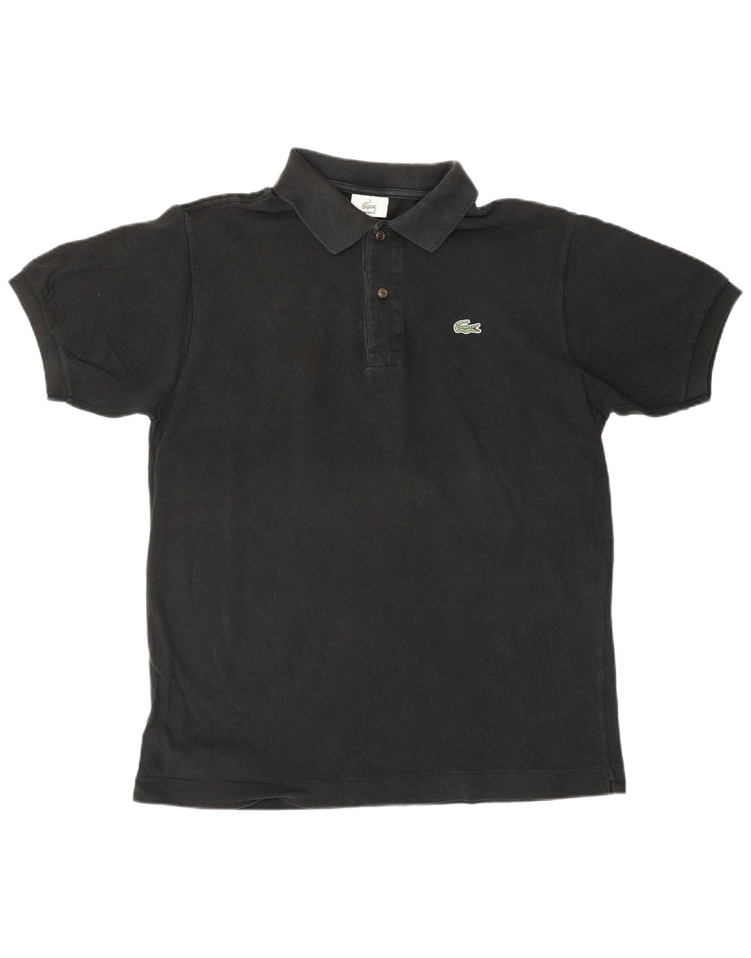 Camisa polo masculina LACOSTE tamanho 4 médio algodão preto