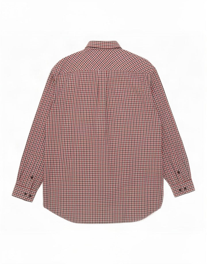 Camisa masculina Tommy Hilfiger XL vermelha xadrez