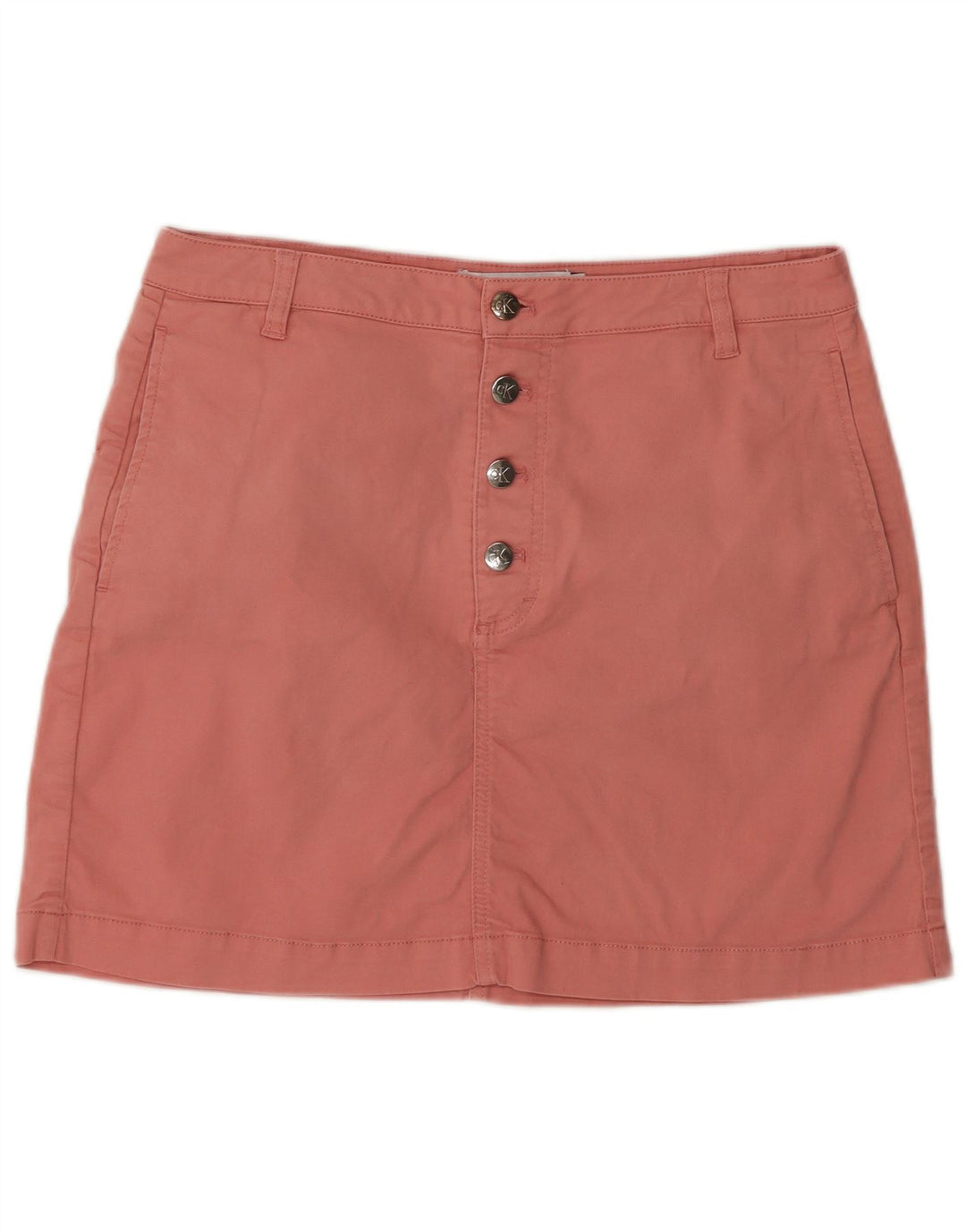 Mini saia feminina Calvin Klein grande W32 algodão rosa