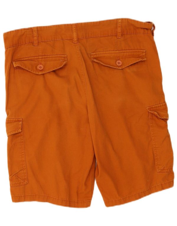 Shorts cargo masculino Mountain Warehouse W34 grande algodão laranja