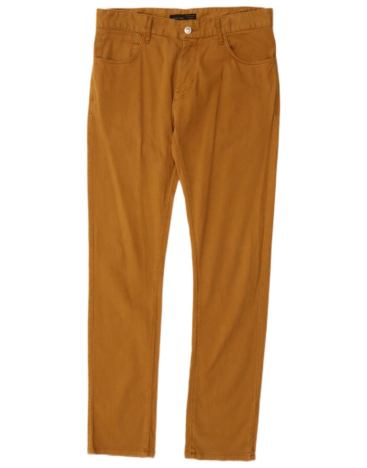 Zara Mens Slim Jeans EU 40 Médio W31 L32 Algodão Bege