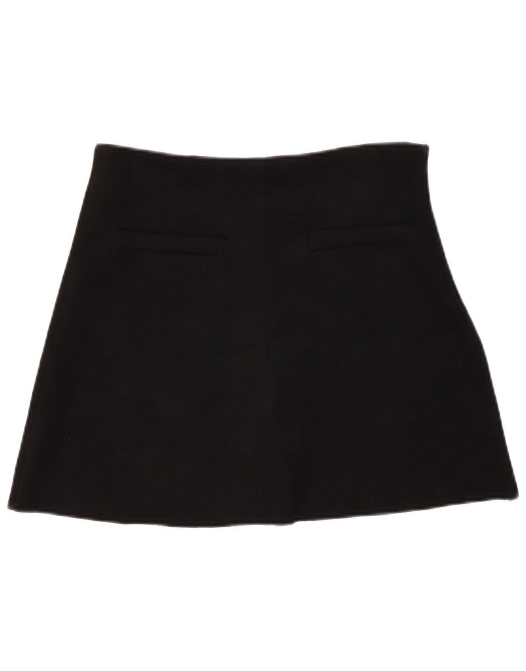 Mini saia feminina Zara pequena W28 preta