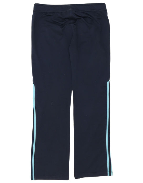 Calça de treino feminina Adidas UK 12 poliéster azul marinho médio