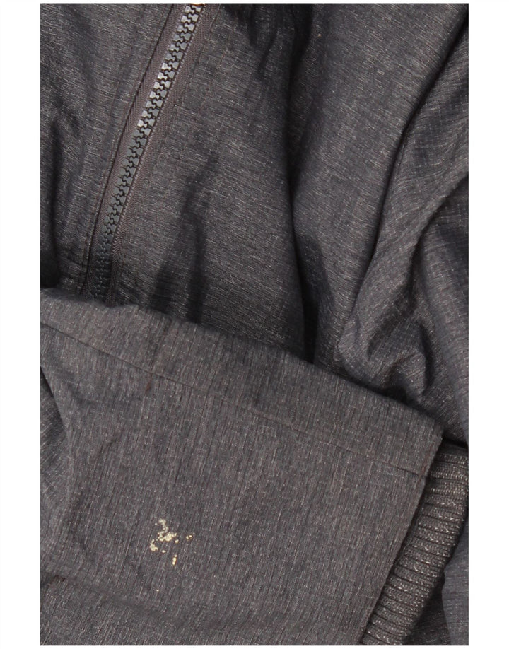 Jaqueta corta-vento feminina SUPERDRY com estampa gráfica UK 16 grande cinza