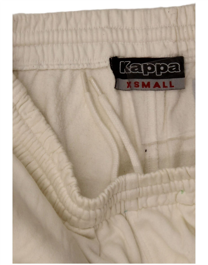 Calça feminina KAPPA com estampa gráfica XS algodão branco