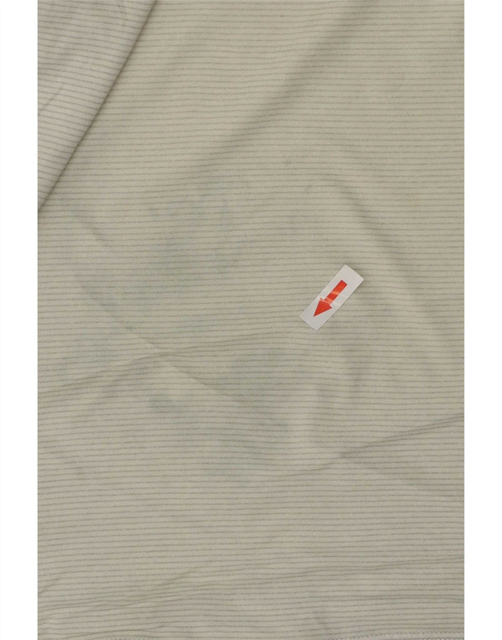Camiseta masculina Ted Baker tamanho superior 3 algodão floral branco médio