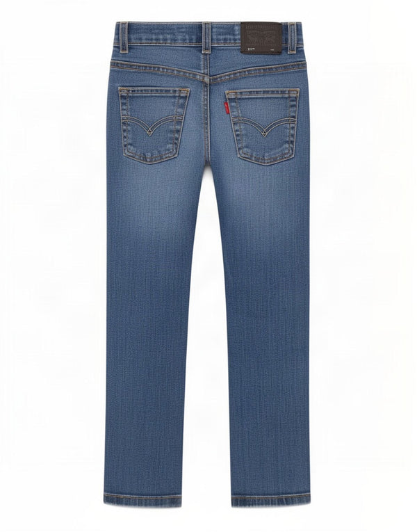 Jeans Levi's Boys 511 Slim 5-6 Anos W22 L20 Azul Algodão