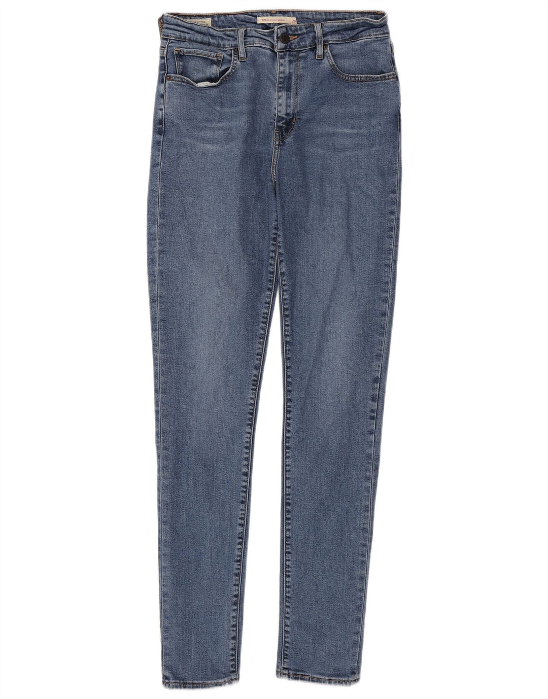 Calça jeans feminina LEVI'S 721 cintura alta skinny W29 L32 azul Lyocell