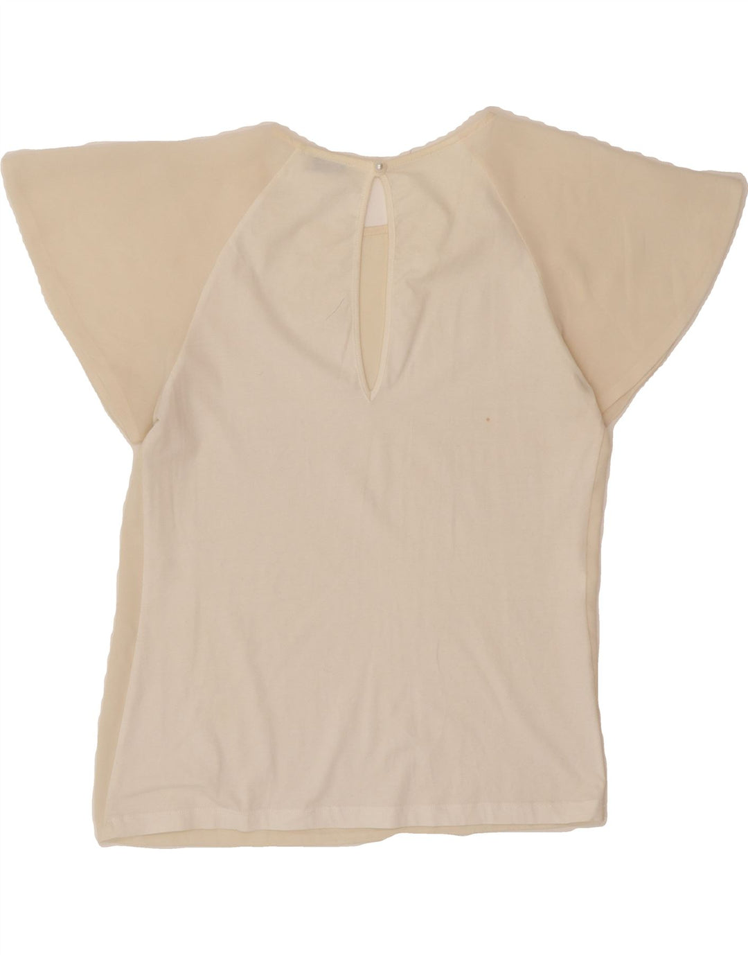 LIU JO Womens Blouse Top UK 14 Medium Off White Vintage Liu Jo and Second-Hand Liu Jo from Messina Hembry 