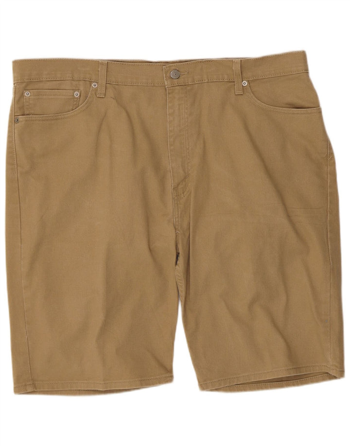 Shorts jeans masculino 505 Levi's W42 2XL algodão bege