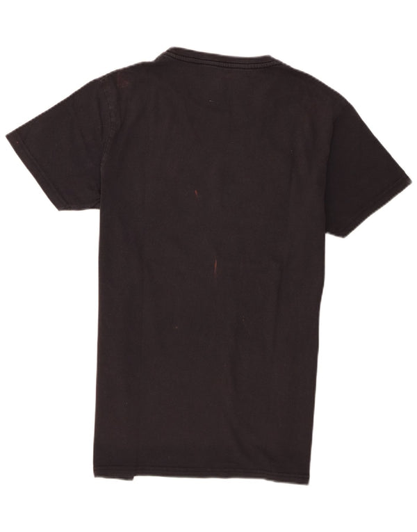 Calvin Klein Jeans Camiseta masculina gráfica grande preta
